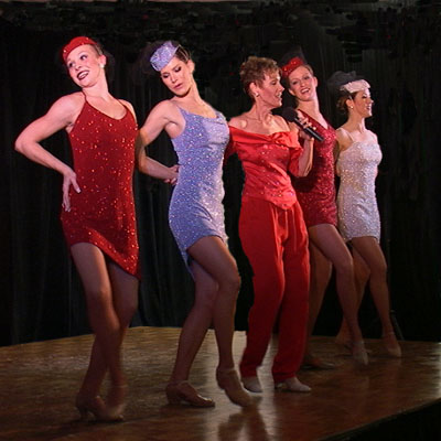Swing dancers